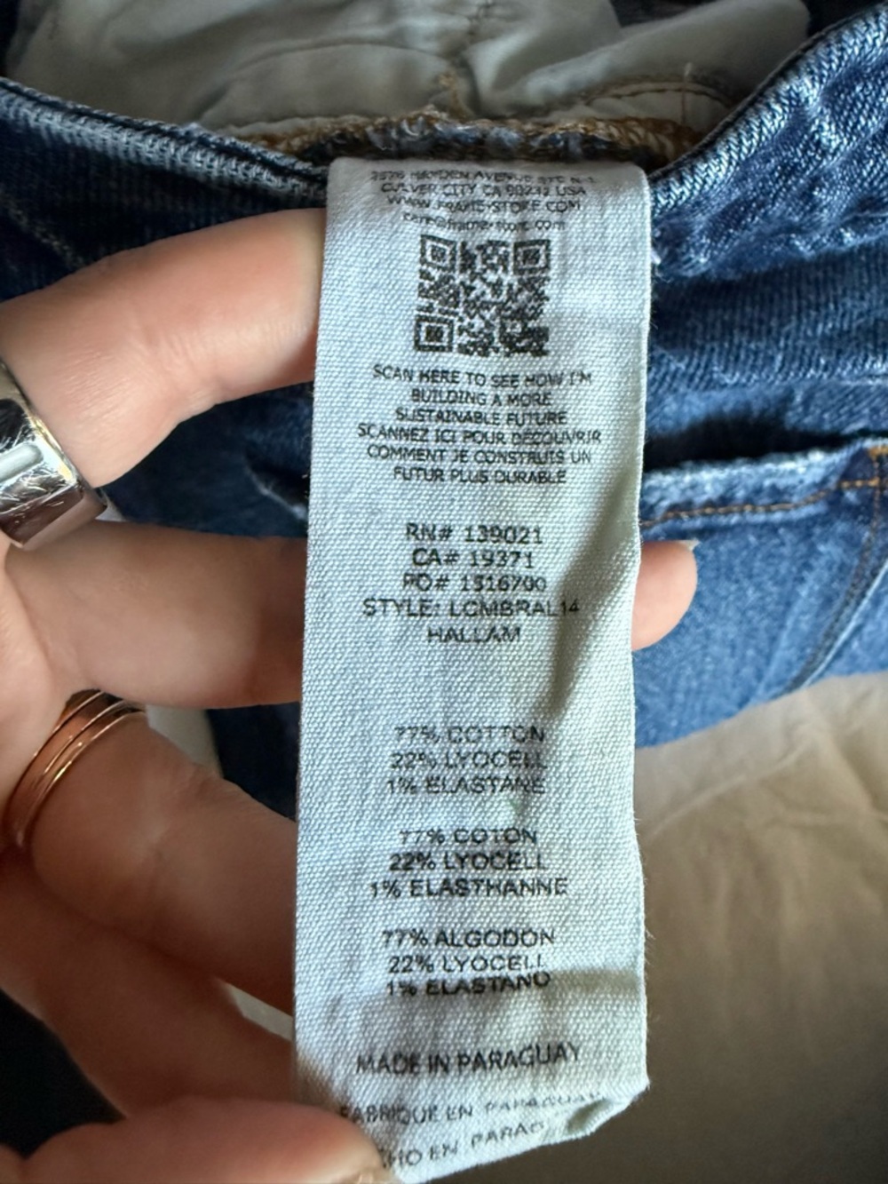FRAME Le Crop Mini Boot Cut Medium Wash Jeans Size 27 - Picture 8 of 13